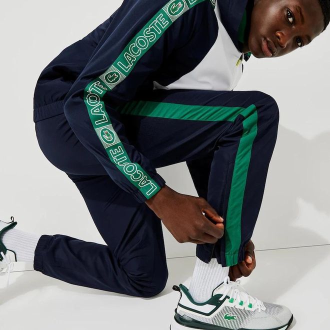 Afbeelding van Lacoste Sport Trainingspak Block Navy White
