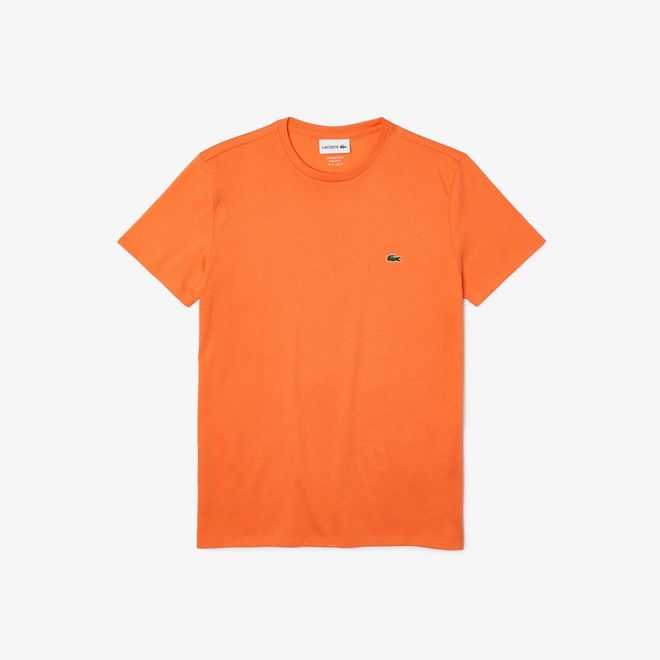 Afbeelding van Lacoste T-shirt met Ronde Hals Orange