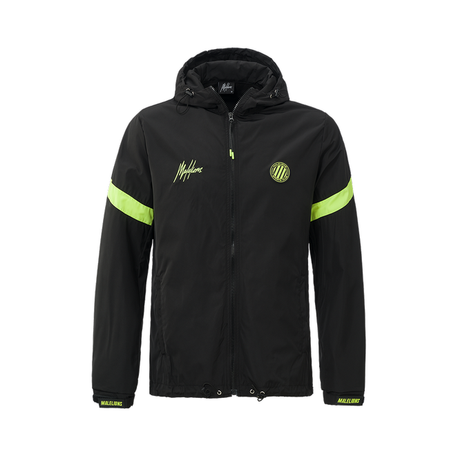 Afbeelding van Malelions Sport Pre-Match Quarterzip Tracksuit Black Neon Yellow