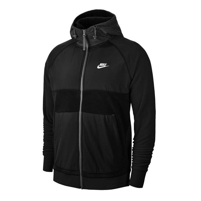Afbeelding van Nike Sportswear Men's Full-Zip Fleece Hoodie Black