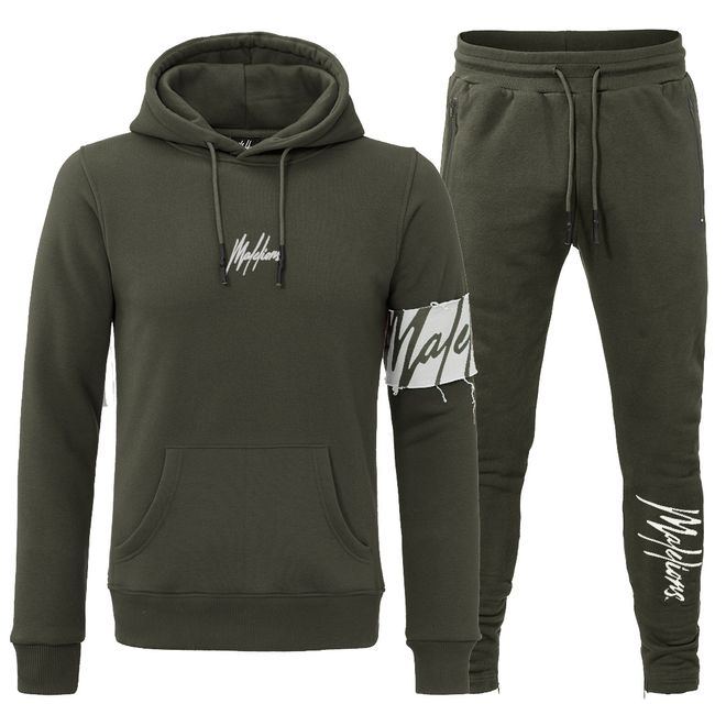 Afbeelding van Malelions Captain Tracksuit Dark Army
