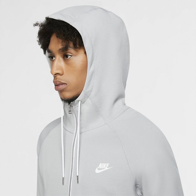 Afbeelding van Nike Sportswear Club Full-Zip Jersey Hoodie Lite Smoke Grey