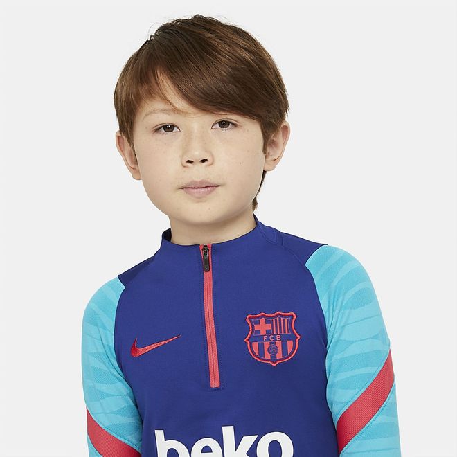 Afbeelding van FC Barcelona Strike Set Kids Deep Royal Blue