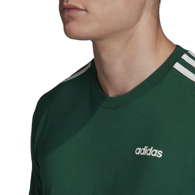 Afbeelding van Adidas Essentials 3 Stripes Set Collehiate Green