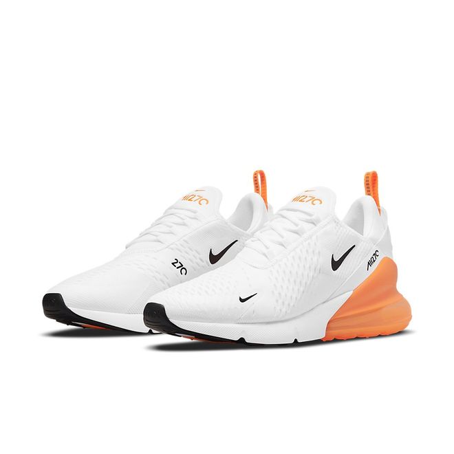 Afbeelding van Nike Air Max 270 White Black Total Orange