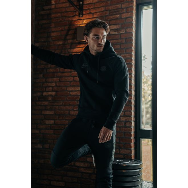Afbeelding van Malelions Sport Coach Hoodie Set Black Antra