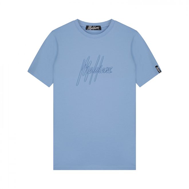 Afbeelding van Malelions Men Essentials T-Shirt + Short Set Vista Blue