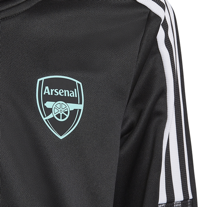 Afbeelding van Arsenal FC Tiro Hooded Training Set Kids Black