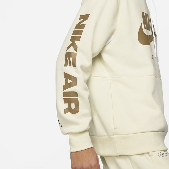 Afbeelding van Nike Air hoodie Tilt Set Creme