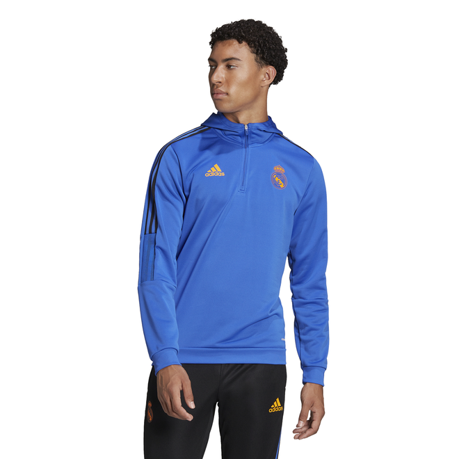 Afbeelding van Real Madrid Tiro 21 Hooded Trainingspak Blue