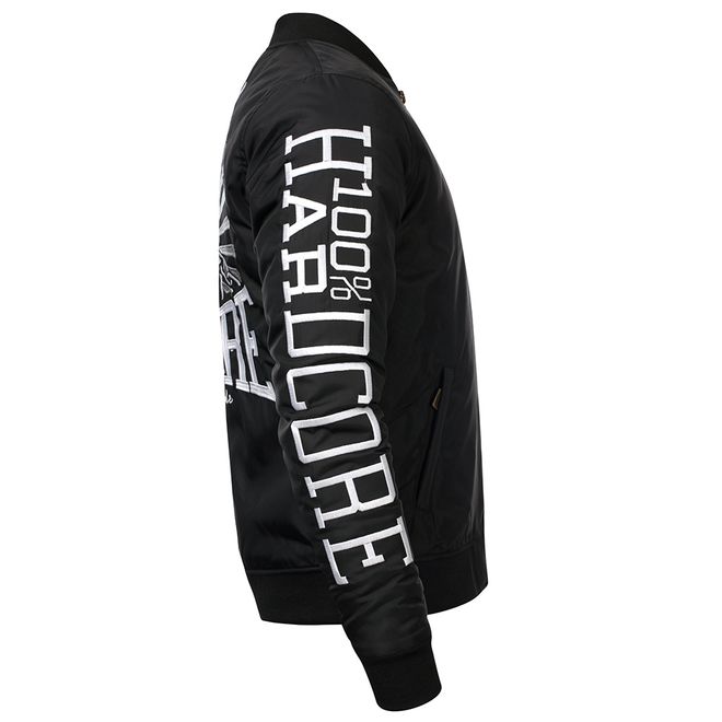 Afbeelding van 100% Hardcore Bomber Jacket Classic Black White
