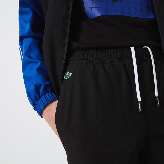 Afbeelding van Lacoste Sport Trainingspak Zwart Blauw