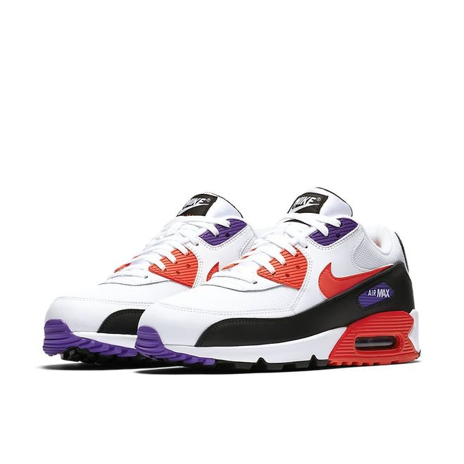 Afbeelding van Nike Air Max 90 Essential Wit-Rood-Paars