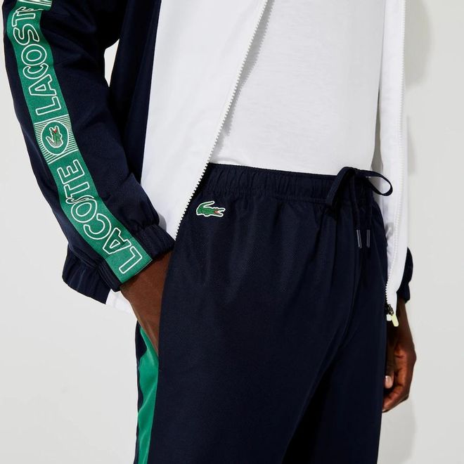 Afbeelding van Lacoste Sport Trainingspak Block Navy White