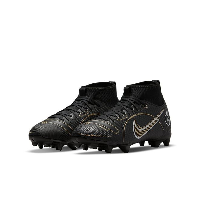 Afbeelding van Nike Mercurial Superfly 8 Academy FG/MG Kids Black Metallic Silver