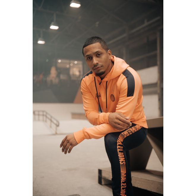 Afbeelding van Malelions Sport Striker Hoodie Set Salmon Navy