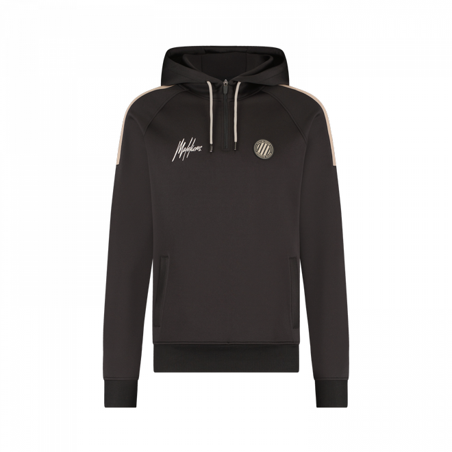 Afbeelding van Malelions Sport Striker Hoodie Set Black Creme