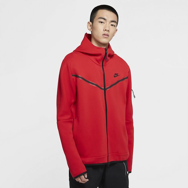 Afbeelding van Nike Sportswear Tech Fleece Hoodie University Red