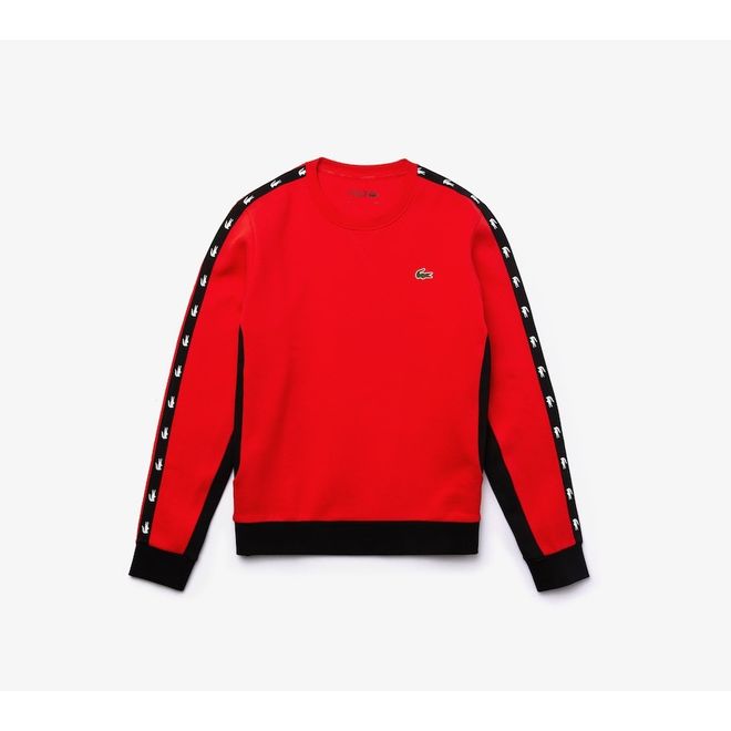 Afbeelding van Lacoste Sweater Fleece Ronde Hals Rood