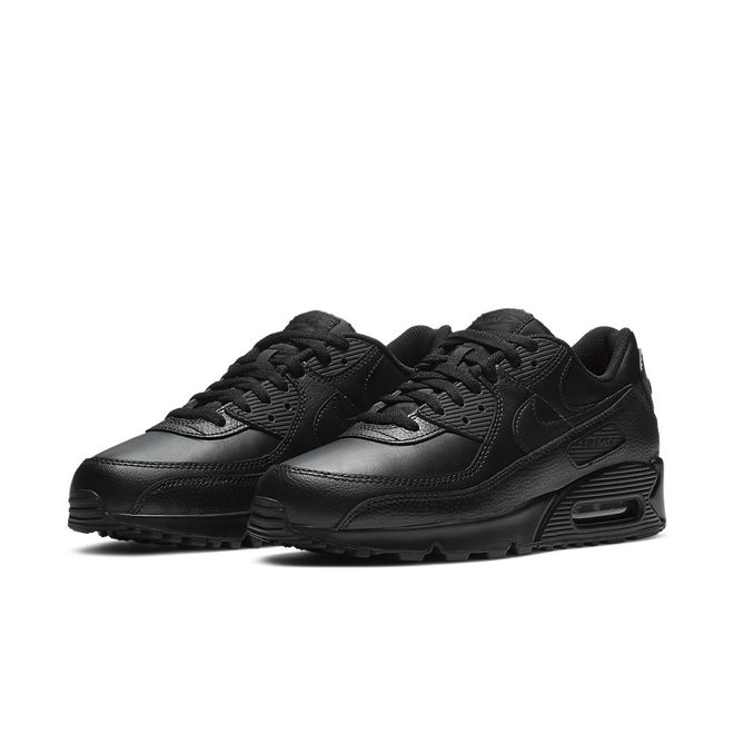 Afbeelding van Nike Air Max 90 Black Leather Triple Black