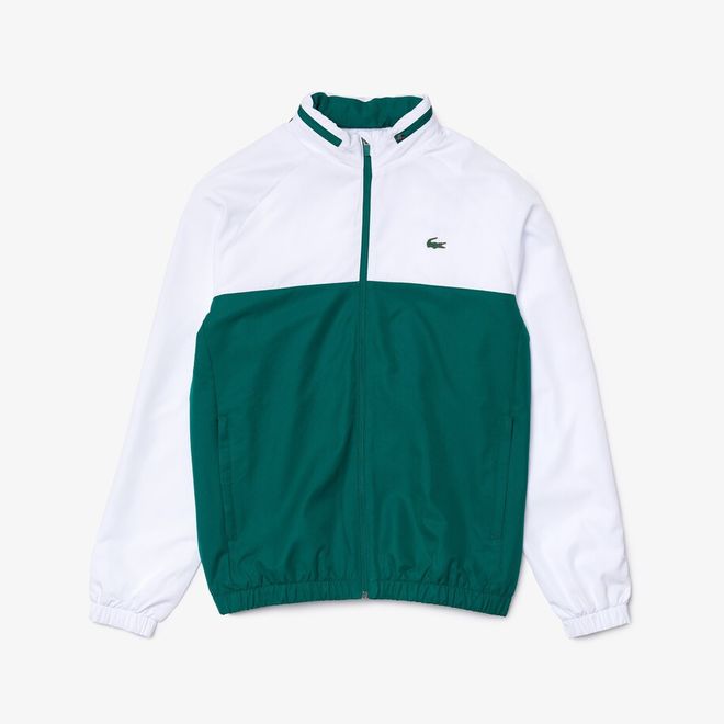 Afbeelding van Lacoste Sport Trainingspak Groen Wit