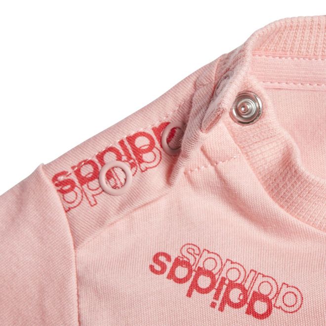Afbeelding van Adidas Favorites Short Sleeve Set Infants Glory Pink
