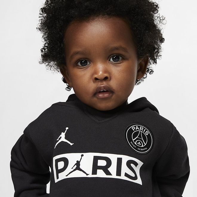 Afbeelding van PSG Babyset met Hoodie en Joggingbroek Black