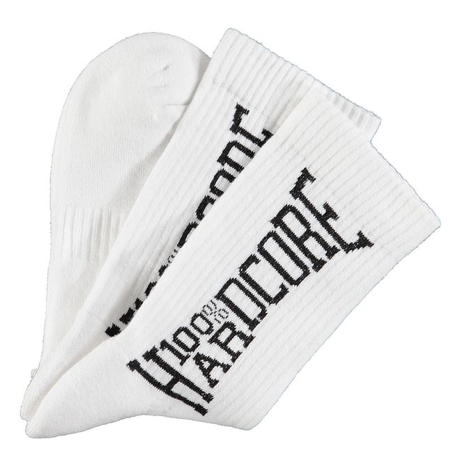 Afbeelding van 100% Hardcore Sport Sokken White