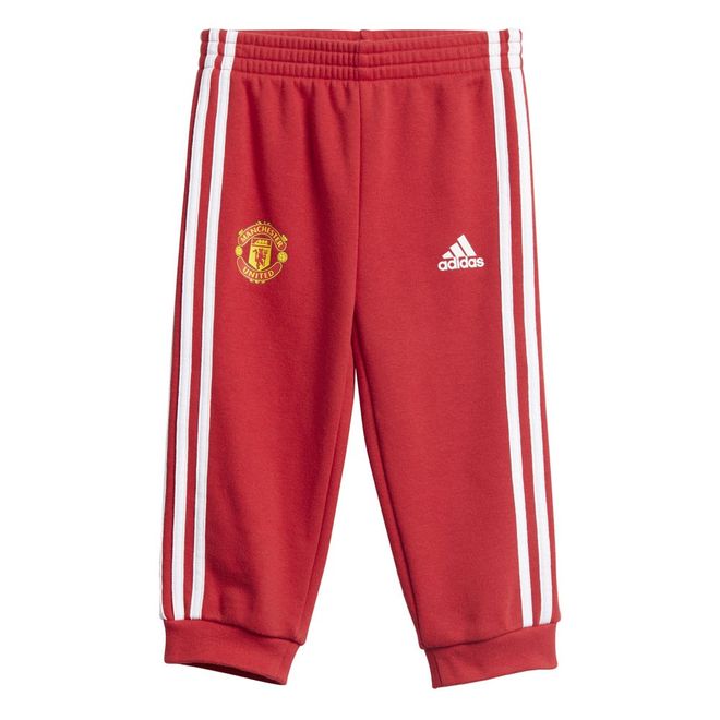 Afbeelding van Manchester United 3-Stripes Baby Joggingpak Real Red