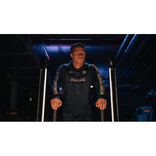 Afbeelding van Malelions Sport Tracksuit Warming Up Navy/Gold
