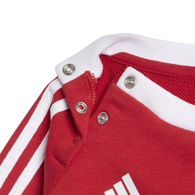 Afbeelding van Manchester United 3-Stripes Baby Joggingpak Real Red