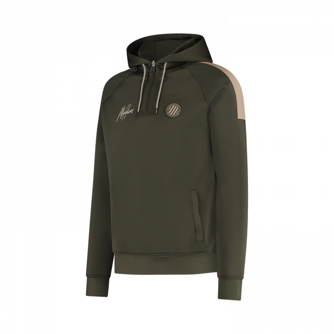 Afbeelding van Malelions Sport Striker Hoodie Set Army Creme