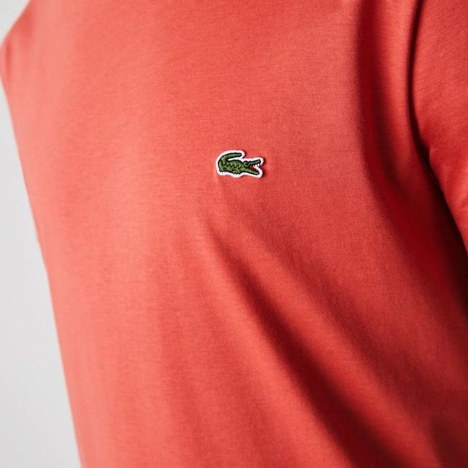 Afbeelding van Lacoste T-shirt met Ronde Hals Rouge