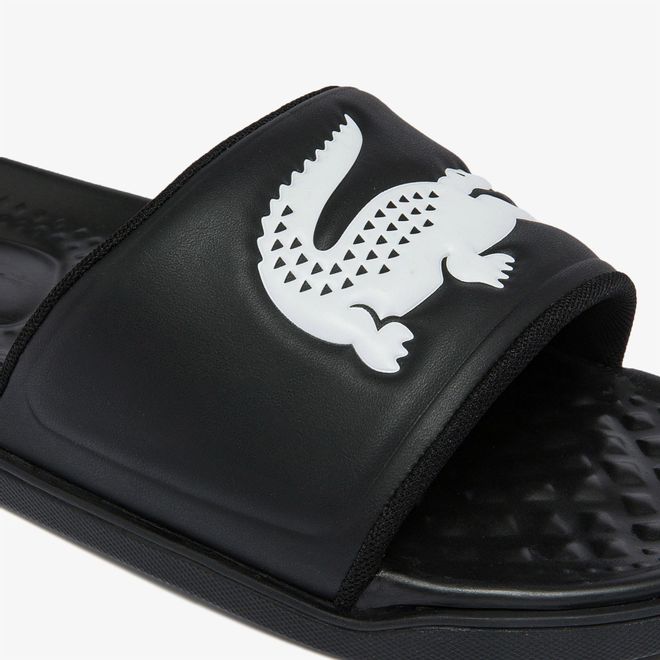 Afbeelding van Lacoste Men's Croco Dualiste Synthetic Logo Strap Slides