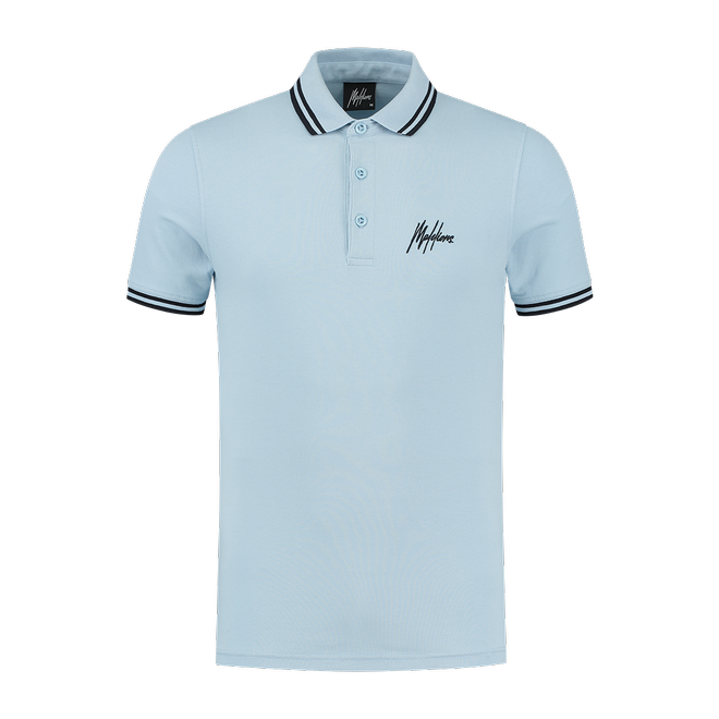 Afbeelding van Malelions Din Polo Set Light Blue Navy