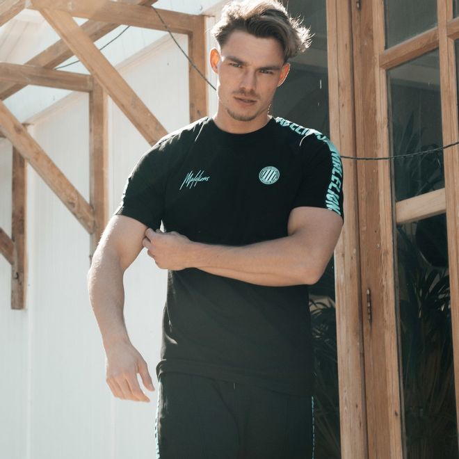 Afbeelding van Malelions Twinset Home kit Sport Black Blue