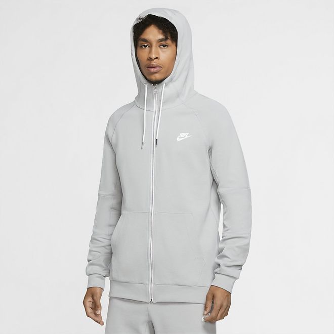 Afbeelding van Nike Sportswear Club Full-Zip Jersey Hoodie Lite Smoke Grey