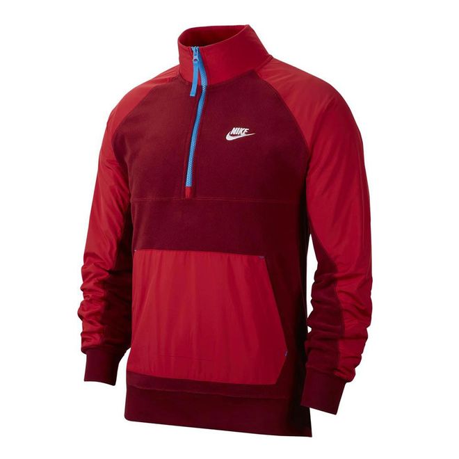 Afbeelding van Nike Sportswear Zipper Shirt Team Red