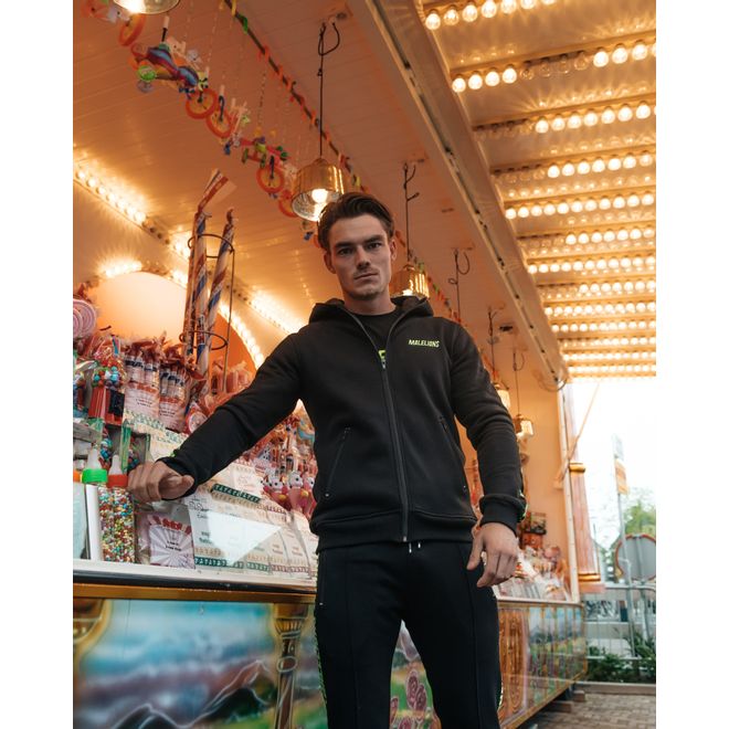 Afbeelding van Malelions Jorden Santos Tracksuit Black Neon Yellow