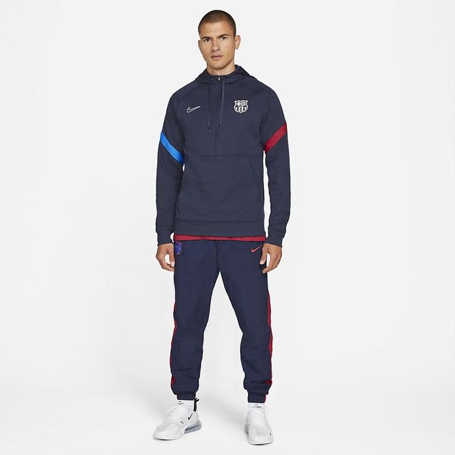 Afbeelding van FC Barcelona Hooded Flee Set Obsidian