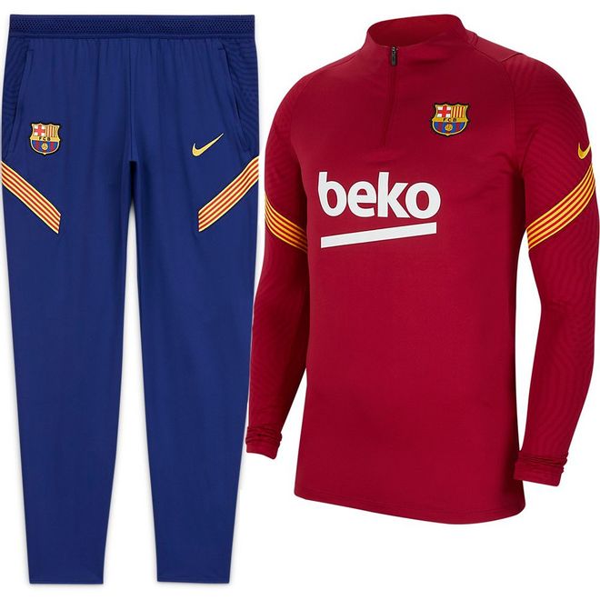 Afbeelding van FC Barcelona Dri-FIT Strike Drill Set Noble Red