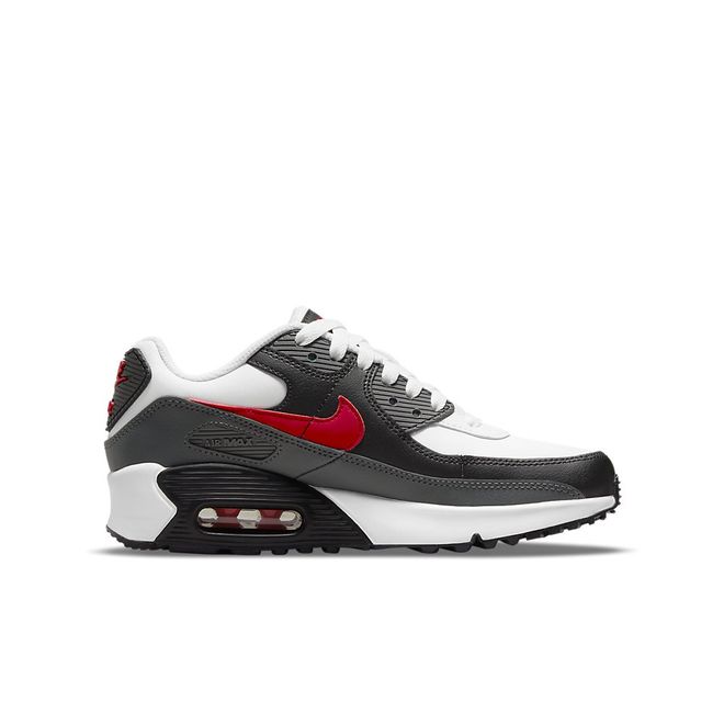 Afbeelding van Nike Air Max 90 Kids Leather White Red
