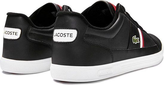 Afbeelding van Lacoste Europa 0120 Sneaker Black White