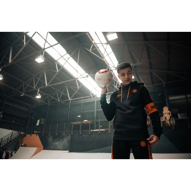Afbeelding van Malelions Sport Coach Hoodie Set Black Neon Orange