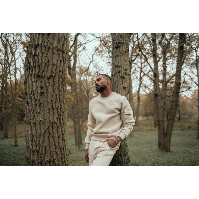 Afbeelding van Croyez Crewneck Tonal Set Beige