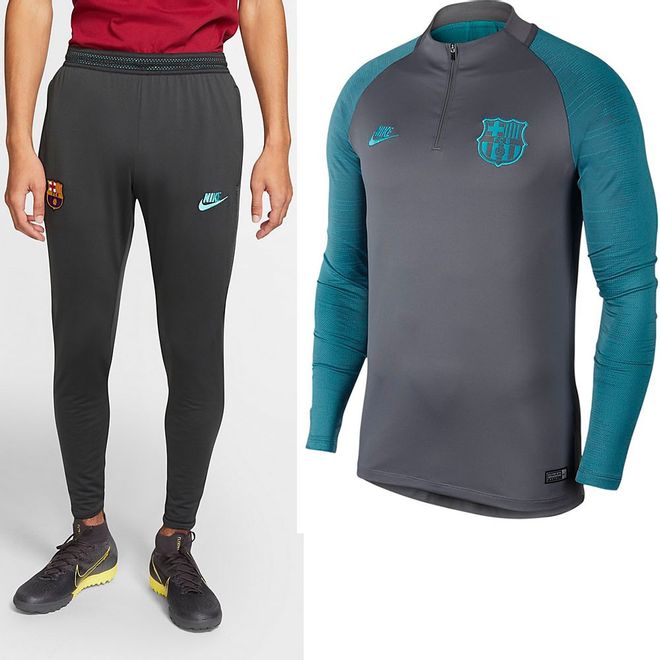 Afbeelding van FC Barcelona Dri-FIT Strike Drill Set Dark Smoke Grey