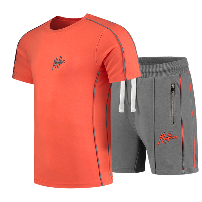 Afbeelding van Malelions Sport Thies Summer Set Peach Matt Grey