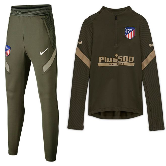 Afbeelding van Atlético de Madrid Dri-FIT Strike Drill Set Kids Cargo Khaki