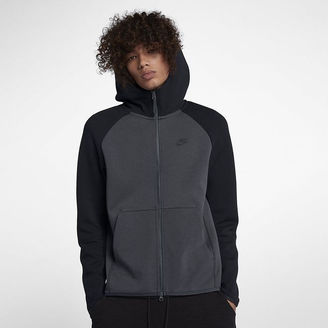 Afbeelding van Nike Sportswear Tech Fleece Hoodie Anthracite Black