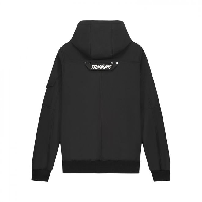 Afbeelding van Malelions Men Pocket Softshell Jacket Black